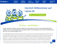 Tablet Screenshot of laeuse.de